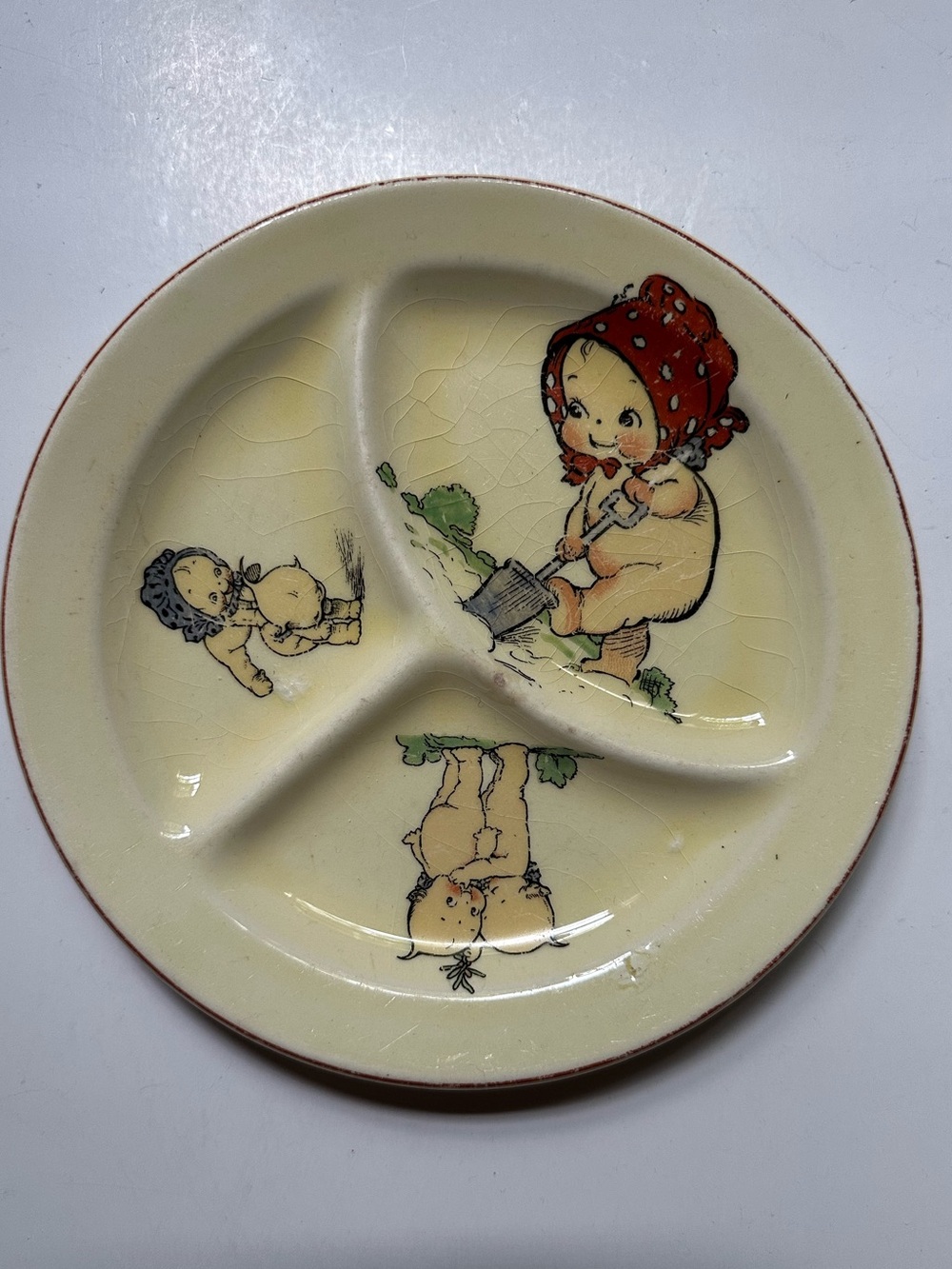 Antique Kewpie Doll Plate